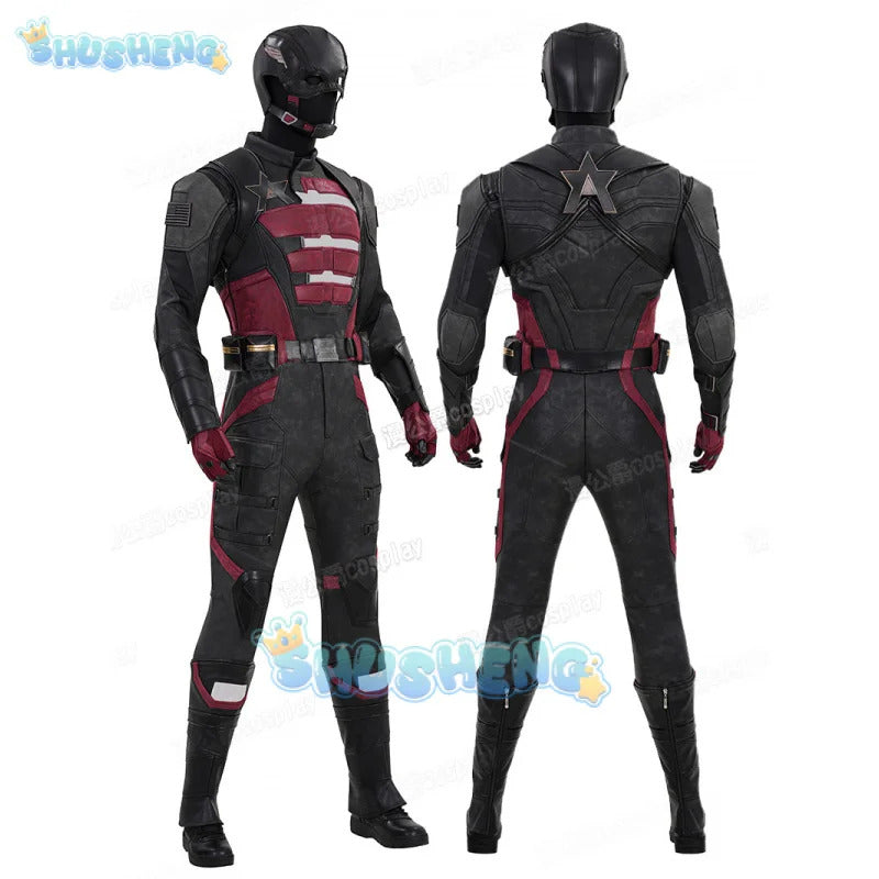 Movie Thunderbolts John Walker‌ Cosplay Costume Agent‌ Uniform Halloween Carnival Party Christmas Play Role Clothes Clothing
