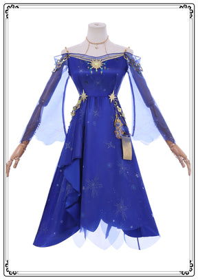 Game Identity V Cosplay Ada Mesmer Costume Purple Dress Elegant Clothes Psychologist Role Play Outfit Full Set for Women