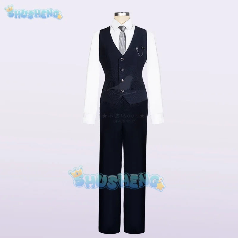 Love and deepspace Xavier shirt pants uniform suit Otome game cosplay cloth Halloween party costume