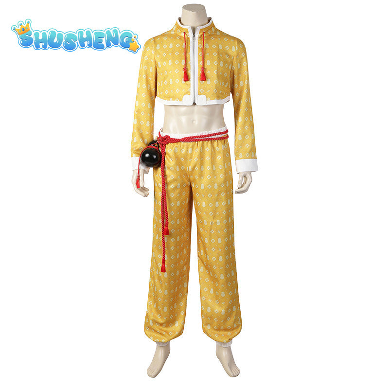 In Stock Game Street Fighter 6 Cos Jamie Cosplay Halloween Christmas Party Costume Cos Clothes Stage Performance Role Play