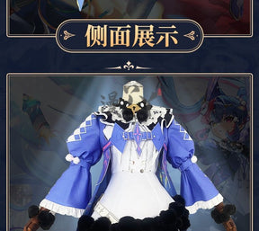 Game Wuthering Waves ROCCIA Cosplay Costume ROCCIA Two Tail Women Girl Halloween Performance Stage Roleplay Uniform