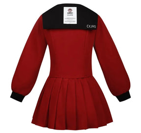 Tsukumo Kako The Hundred Line -Last Defense Academy- Cosplay costume Women Sweet JK Uniform Shirt Skirt Socks Tie Full Set
