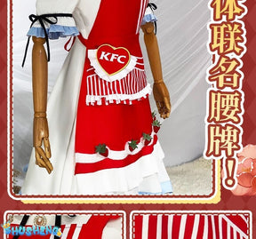 Identity V Grace Naiad Game Suit Sweet Lovely Maid Dress Cosplay Costume Halloween Party Role Play Outfit Women