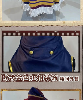 Identity Ⅴ Patricia Dorval Enchantress Cosplay Costume Halloween party new dress jacket gloves glasses prop set women uniform