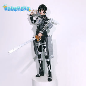 Mikasa Levi Cosplay Costume Cosplay Costume Final Season Titan Jean Levi Mikasa Ackerman Armin Connie Hange Eren Combat Suit