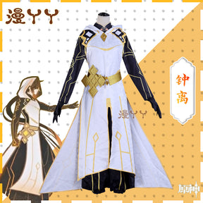 Genshin Impact Zhong Li COS Costume The Rock God Emperor Morax Game Clothing Cosplay Complete Set Men Women
