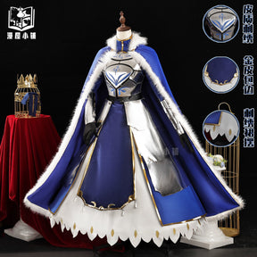 Saber Cosplay Costume Game Fate/Stay Night Cosplay DUDU-SR Artoria Pendragon Saber Women Costume Armor Arutoria Halloween FGO