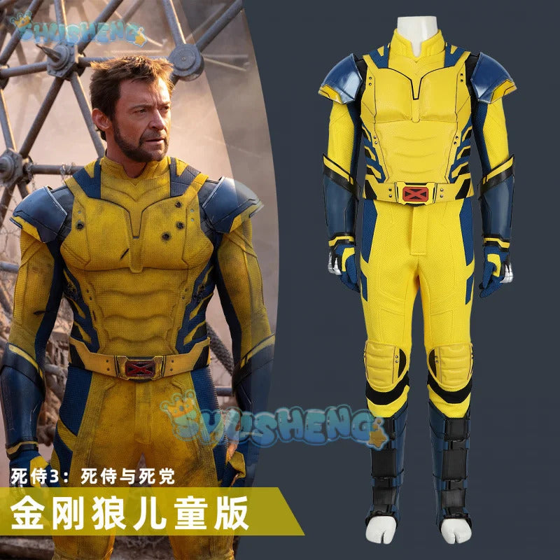 Dead cos pool 3 Wolverine Cosplay Costume Uniform Halloween Carnival Party Christmas Play Role Clothes Clothing for Children