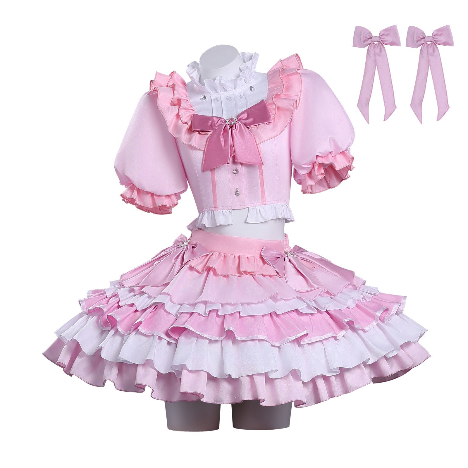 Shusheng-R Anime Puella Magi Madoka Magica Kaname Madoka Cosplay Costume XS-XXXL