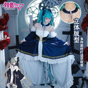 Hatsune Miku Cosplay Costume 39 Party Moon Dress Clothing Accessories Set Anime Carnival Stage Show Magnificent Suit Girl Outfit