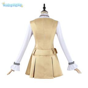 Movie New M3gan 2 Cosplay Costume M3gan Dress, tie, belt, socks set Halloween party casual women's man fashion uniform