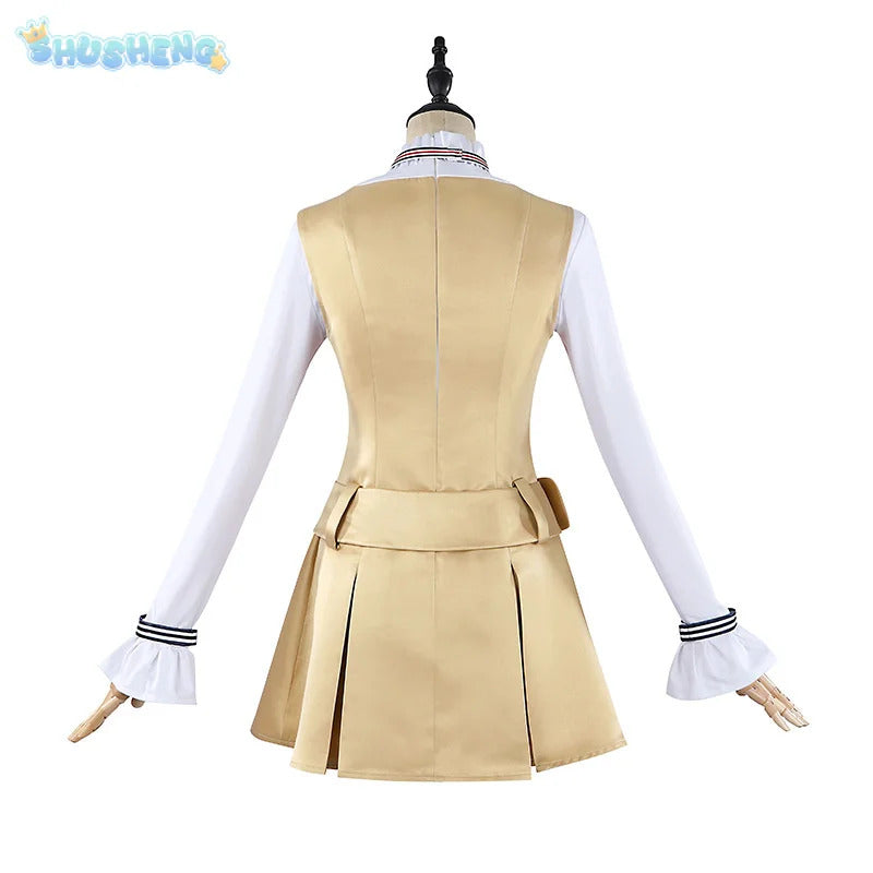 Movie New M3gan 2 Cosplay Costume M3gan Dress, tie, belt, socks set Halloween party casual women's man fashion uniform