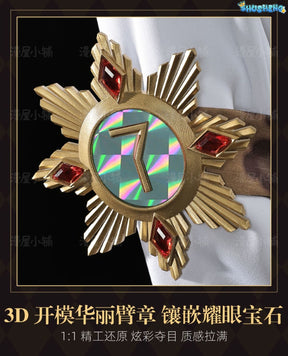 Identity V Norton Campbell Prospector Cosplay Costume Resplendent Lone Wolf‌ Uniform Halloween Carnival Party Play Role Clothing