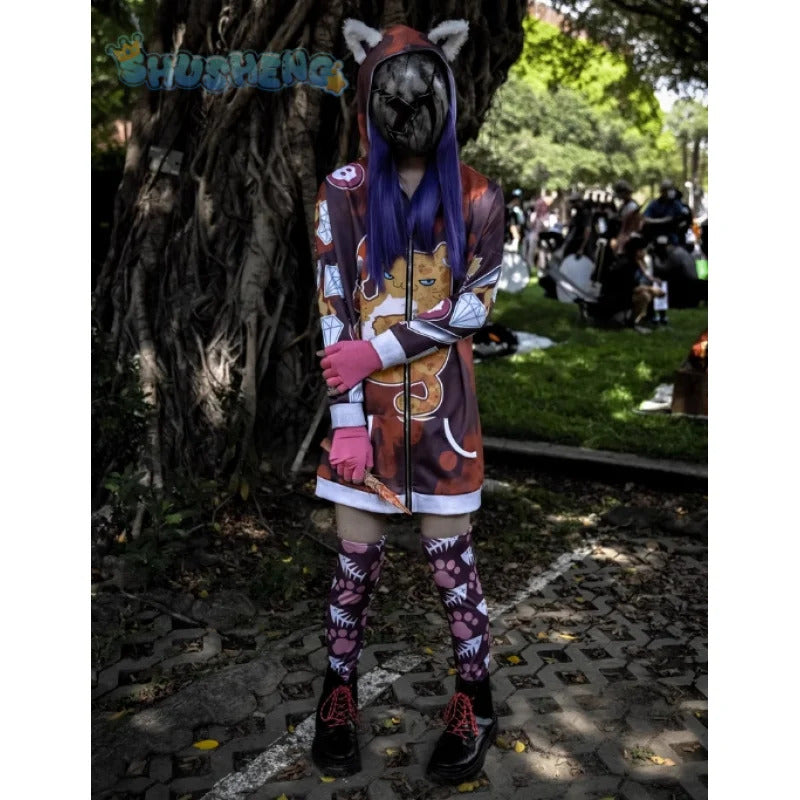 The Legion Susie Cosplay Game Dead Daylight Costumes Halloween party cool uniform set and hat Susie Woman Man S-XXL