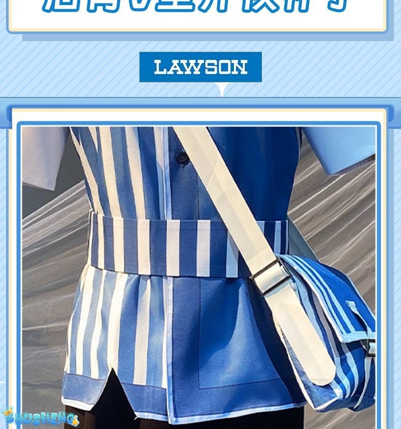 Game Identity V Cosplay Costumes Postman Victor Grantz Cosplay Costume Survivor Uniform Suits Clothes Blue Uniform