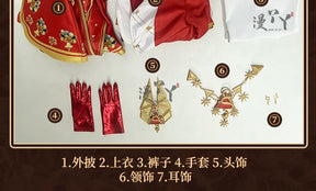 Identity V Ithaqua Philosopher's Stone 33rd Season Game Suit Handsome Cosplay Costume Halloween Party Role Play Outfit