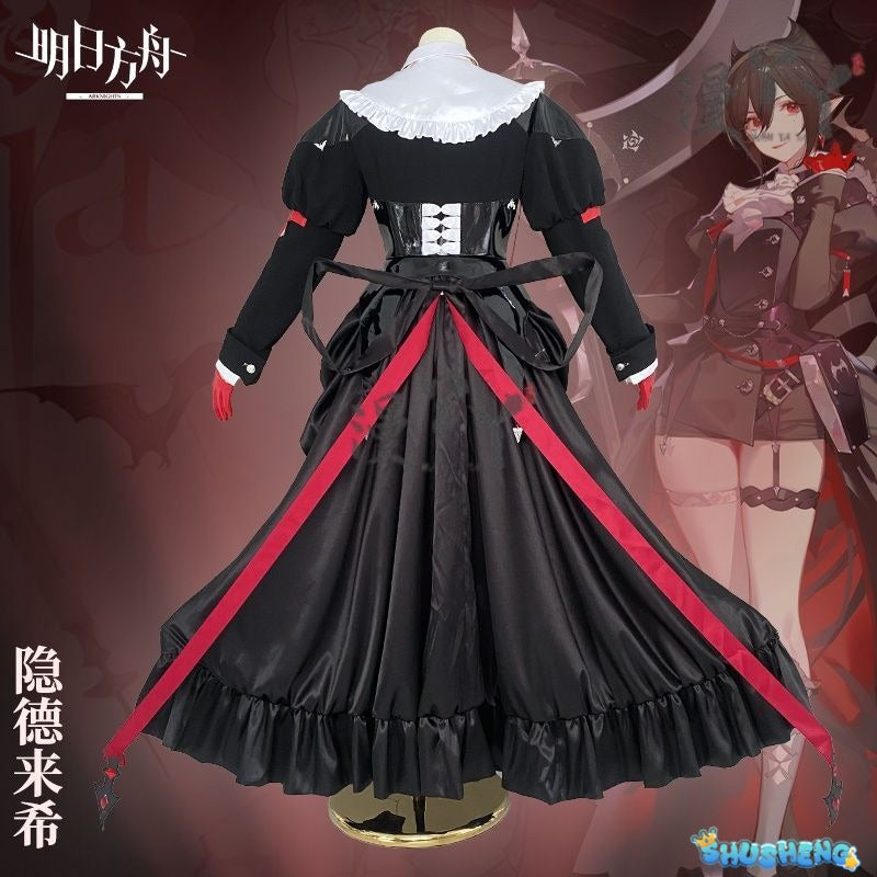 Game Arknights Entelechia Cosplay costume Halloween Christmas Role Playing Party Comic Exhibition Sexy Dress