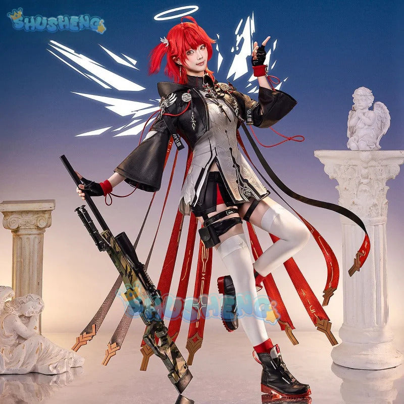 Exusiai the New Covenant Cosplay Costume Game Arknight Uniform Halloween Carnival Party Christmas Play Role Clothes Clothing