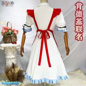 Identity V Grace Naiad Game Suit Sweet Lovely Maid Dress Cosplay Costume Halloween Party Role Play Outfit Women