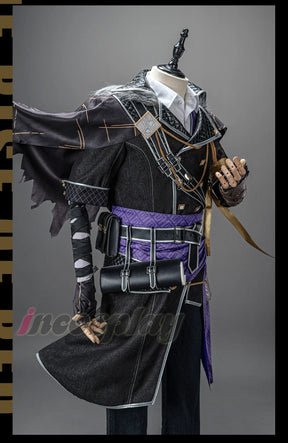 Velsor Clair Obscur: Expedition 33 Cosplay Verso Costume Men's new fantasy Halloween uniform vest shoe cover waist bag props set