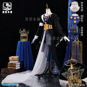 Game Arknights Phantom Music Mostima Cosplay Costume Vintage Evening Dress Long Dress Anime Disguise for Adult