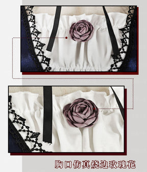 Suigintou Mercury Lampe Cosplay Anime Roses Maiden Cosplay Mercury Lampe Cosplay Costume Gothic Lolita Velvet Dress Full Set