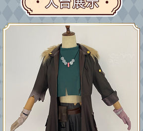 Game Identity V Cheerleaders Lily Barriere Cosplay Costume Women Dazzled Punk Uniform Suit Halloween Carnival Outfit for Woman
