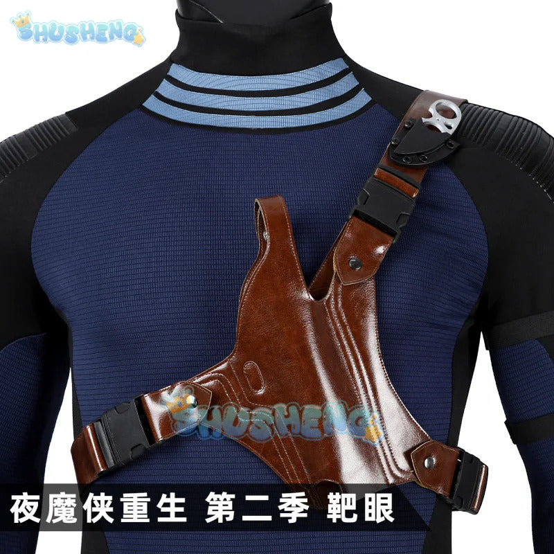 Daredevil Born 2 Bullseye Cosplay Costume Uniform Halloween Carnival Party Christmas Play Role Clothes Clothing for Men