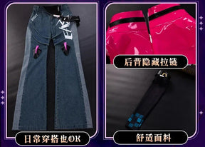 Game Juno OVERWATCH2 Cosplay OW Linkage Girl Goup Costume Halloween Party Sweet Women Uniform Props Accessories  Set