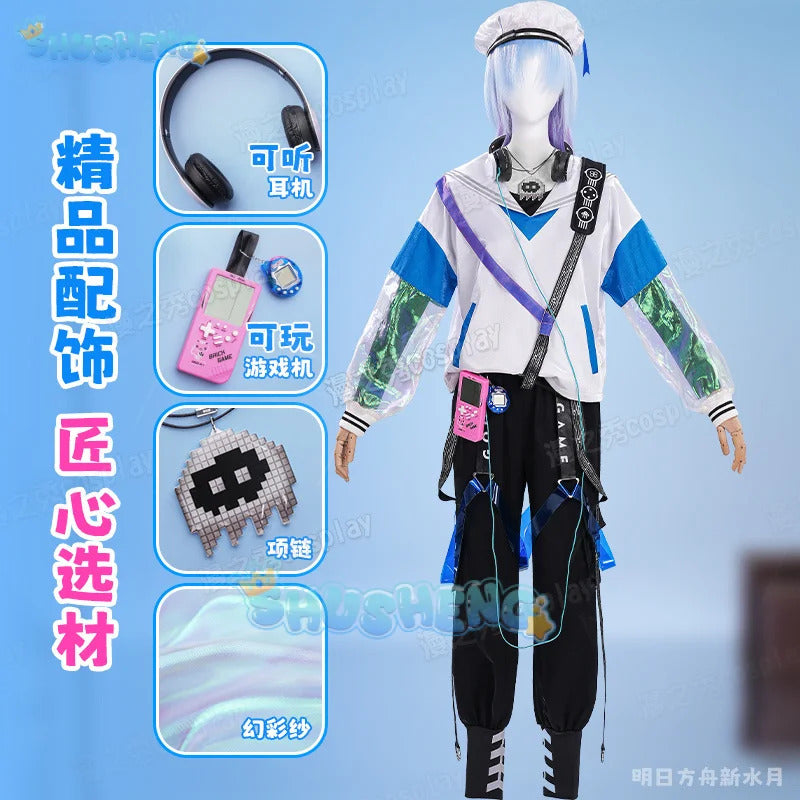 Game Arknights Mizuki Cosplay Costume Uniform Halloween Carnival Party Christmas Play Role Clothes Clothing