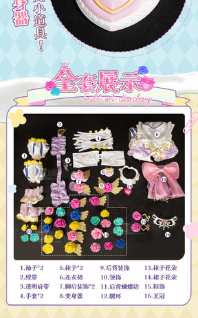 Shusheng-R Anime Pripara Manaka Laala  Women Lolita Dress Cosplay Costume