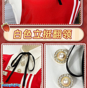 Identity V Grace Naiad Game Suit Sweet Lovely Maid Dress Cosplay Costume Halloween Party Role Play Outfit Women
