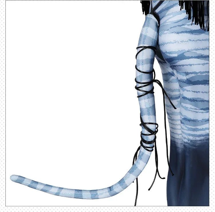 Shusheng-R Avatar:Fire and Ash Neytiri te Ckaha Mo'at’ite Cosplay Costume Tail Zentai Female Halloween Party Bodysuit