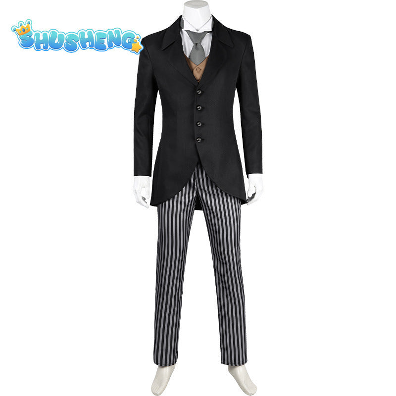 Anime Tim Burton Corpse Bride Victor Van Dort Cosplay Costume Jacket Pants Halloween Carnival Party Disguise Suit for Men