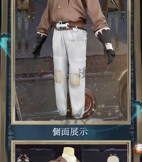Game Identity V Prospector Norton Campbell Cosplay Costume Red Party Suit Halloween Carnival Uniforms Custom Made