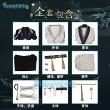 Love and Deepspace Zayne Men Cosplay Costume Cos Game Anime Party Uniform Hallowen Play Role Clothes Clothing