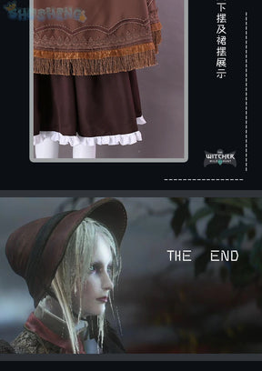 Game Bloodborne Cosplay doll The daughter of the universe Costume Shawl hat scarf handguard dress Halloween party Doll uniform