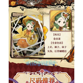 Anime Rozen Maiden Hinaichigo Souseiseki Cosplay Costume Halloween Carnival Sweet and Cute Lolita Dress and Accessories Girl Set