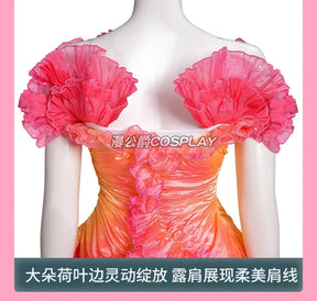 Wicked‌ Cosplay Costume Gradient Dress Uniform Halloween Carnival Party Christmas Play Role Clothes Clothing for Women