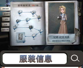 Identity V Alice Derose Reporter Women Cosplay Costume Cos Game Anime Party Uniform Hallowen Play Role Clothes Clothing