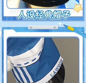 Game Identity V Cosplay Costumes Postman Victor Grantz Cosplay Costume Survivor Uniform Suits Clothes Blue Uniform