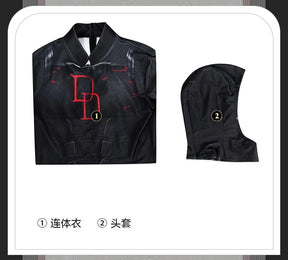 Daredevil: Born Again Season 2 Daredevil Matt Murdock Cosplay Costume Uniform Halloween Carnival Party Christmas Play Role