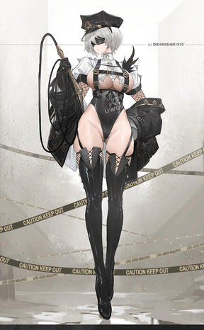 Shusheng-R NieR:Automata YoRHa No. 2 Type B Cosplay Costume Sexy Lovely Uniform Halloween Party Role Play Outfit Women