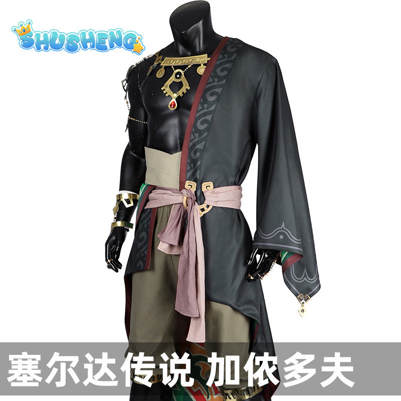 New Game Ganondorf Tears of the Kingdom Cosplay Costume Character Uniform Halloween Carnival Costume Complete Set Men Suit