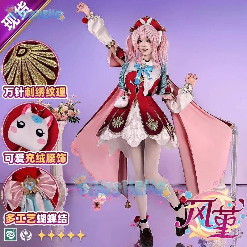 Hyacine Cosplay Costume Game Honkai：Star Rail Hyacinthia Uniform Halloween Carnival Party Christmas Play Role Clothes Clothing