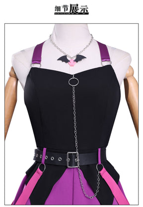 Anime Girls Band Cry Hina Tomo 486 Cosplay Costume JK Dress Skirt Headwear Woman Sexy Carnival Halloween Suit