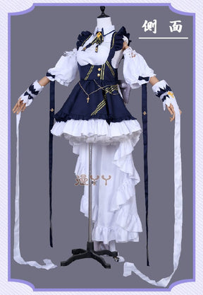 Azur Lane Cheshire Cosplay Lolita Maid Dress Game Anime Suit for Women Halloween Carnival Roleplay Clothing COSFun