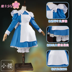 Cardcaptor Sakura Anime Cos KINOMOTO SAKURA Cosplay Costume Halloween Uniform Custom Size