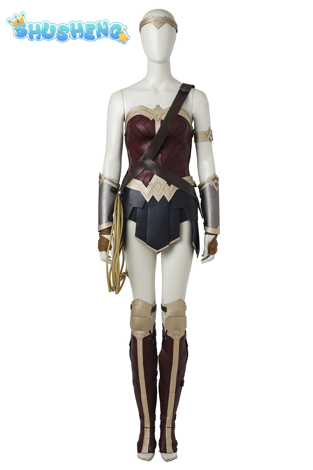 Film Batman v Superman：Dawn of Justice Wonder Woman Diana Prince cosplay  Carnival Halloween Uniform Play Set