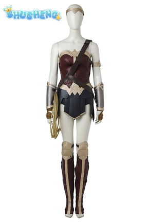 Film Batman v Superman：Dawn of Justice Wonder Woman Diana Prince cosplay  Carnival Halloween Uniform Play Set